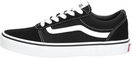 Vans Ward Suede/Canvas Dames Sneakers Black/White Maat 40 - Vindjeschoen.nl