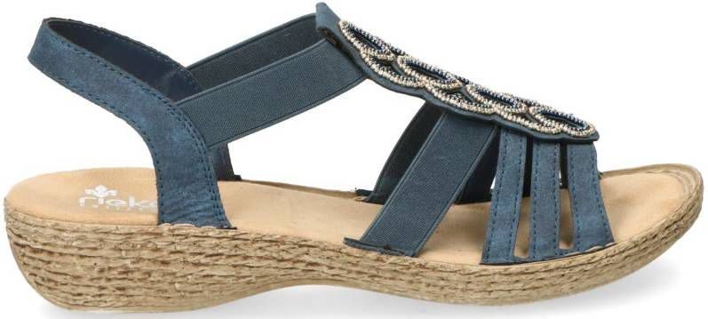 Rieker Dames Sandalen Blauw - Vindjeschoen.nl