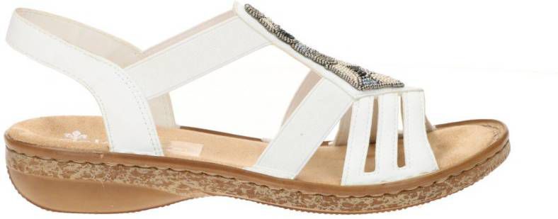 Rieker Dames Sandalen Wit - Vindjeschoen.nl
