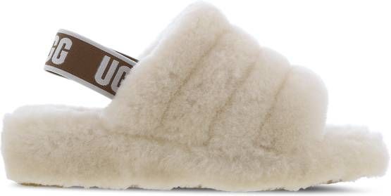 Ugg Fluff Yeah slipper met logo voor Dames in White,, Other online kopen