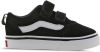 Vans Ward V Klittenband Sneaker Meisjes Zwart online kopen