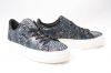 Floris van Bommel Vinni leren sneakers slangenprint blauw/metallic online kopen