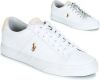 Ralph Lauren Sayer sneaker van canvas met su&#xE8, de details online kopen