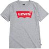 Levi's Kids T shirt Batwing met logo grijs melange online kopen