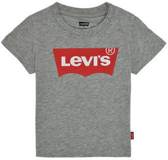Levi's Kids T shirt Batwing met logo grijs melange online kopen