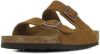 Birkenstock Arizona Soft Footbed Suede Leather Sandals , Bruin, Heren online kopen