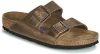 Birkenstock Arizona smalle schuifregelaars , Bruin, Heren online kopen