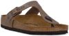 Birkenstock Slippers Mayari regular Birko Flor Nubuck Bruin online kopen