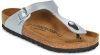 Birkenstock Slippers Gizeh regular Birko Flor Zilverkleurig online kopen