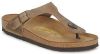 Birkenstock Slippers Mayari regular Birko Flor Nubuck Bruin online kopen