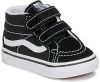 Vans SK8 Mid Reissue Black/True White Sneakers hoge sneakers online kopen