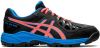 ASICS Gel Peake GS hockeyschoenen zwart/blauw/oranje online kopen