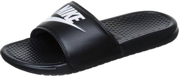 Nike Benassi JDI Slippers in zwart 343880-090 Zwart - Vindjeschoen.nl