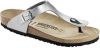 Birkenstock Slippers Gizeh regular Birko Flor Zilverkleurig online kopen