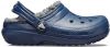 Crocs Pantoffels Classic Lined Clog Toddler Donkerblauw online kopen