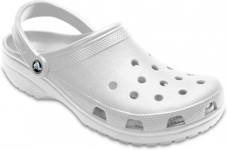 Crocs Clog Heren Slippers en Sandalen White Leer - 42 online kopen