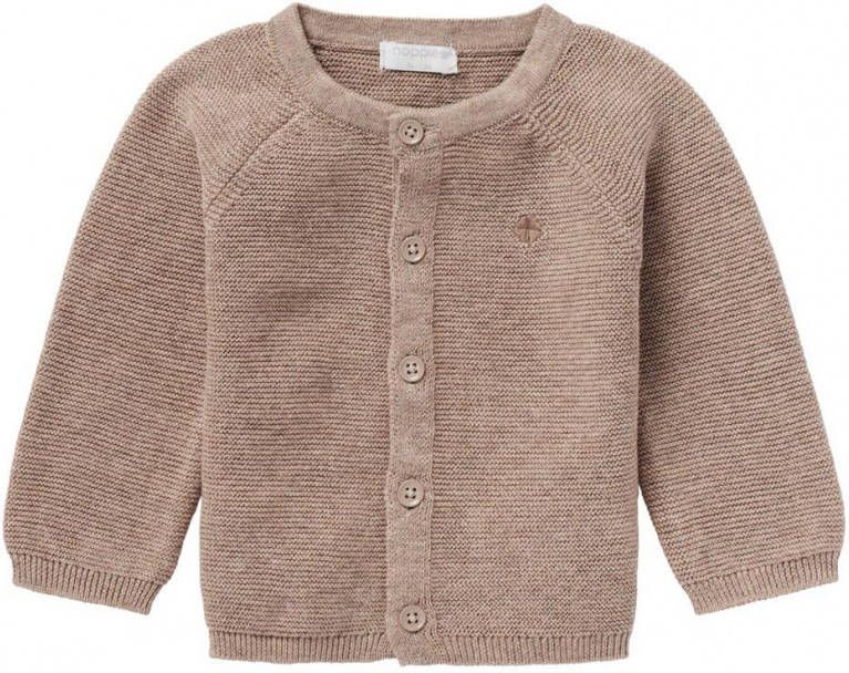 Noppies Babykleding Unisex Cardigan Knit Naga Taupe online kopen