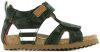 Shoesme BI22S086 A leren sandalen met camouflageprint groen online kopen