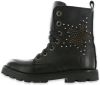 Shoesme TA21W024 B leren veterboots met studs zwart online kopen