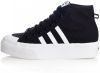 Adidas Originals Nizza Platform High sneakers zwart/wit online kopen