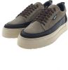 Antony Morato Flint Sneakers in suede met lederen details bruin , Beige, Heren online kopen