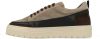 Antony Morato Flint Sneakers in suede met lederen details bruin , Beige, Heren online kopen