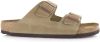 Birkenstock Arizona zachte voetbedden Suede lederen sandalen , Beige, Dames online kopen