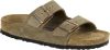 Birkenstock Arizona Soft Footbed Suede Leather Sandals , Beige, Heren online kopen