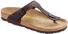 Birkenstock Slippers Mayari regular Birko Flor Nubuck Bruin online kopen