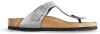 Birkenstock Slippers Gizeh regular Birko Flor Zilverkleurig online kopen