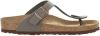 Birkenstock Gizeh Birko Flor Nubuck Sandals , Grijs, Dames online kopen