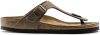 Birkenstock Slippers Mayari regular Birko Flor Nubuck Bruin online kopen