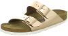 Birkenstock Slippers ARIZONA SFB in smalle schoenwijdte, metallic look, met soft voetbed online kopen