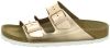 Birkenstock Slippers ARIZONA SFB in smalle schoenwijdte, metallic look, met soft voetbed online kopen