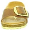 Birkenstock Madrid Big Buckle Oiled Leather Sandals , Bruin, Dames online kopen