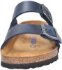 Birkenstock Arizona blue oiled leather regular soft footbed online kopen