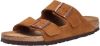 Birkenstock Arizona Soft Footbed Suede Leather Sandals , Bruin, Heren online kopen