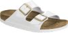 Birkenstock Arizona Birko Flor Patent Sandals , Wit, Dames online kopen