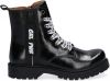 Braqeez Belle Boot lakleren veterboots zwart online kopen