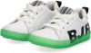 Bunniesjr Bunnies Pascal Pit leren sneakers wit/groen online kopen
