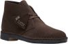 Clarks originals Desert Boot Evo Dark Brown Suede Veter boots online kopen