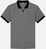 Dstrezzed Blauwe T shirt Polo S/s Gaze Knit online kopen