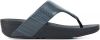 FitFlop TM Textured Toe Sand teenslippers blauw/zwart online kopen