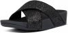 FitFlop TM Lulu Slide Glitter slippers met glitters zwart online kopen