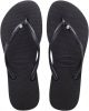 Havaianas Slim Crystal Sw II teenslippers met siersteen zwart online kopen