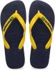 Havaianas Slippers Brasil Logo Donkerblauw online kopen