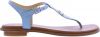 Michael Kors Mallory Thong Sandals , Blauw, Dames online kopen