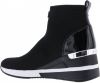 Michael Kors Skyler Stretch Knit Sock Sneakers , Zwart, Dames online kopen