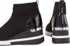 Michael Kors Skyler Stretch Knit Sock Sneakers , Zwart, Dames online kopen