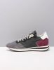 Philippe Model Vrouwenschoenen sneakers Paris Tzld Wl01 noir Bordeaux Gray , Grijs, Dames online kopen